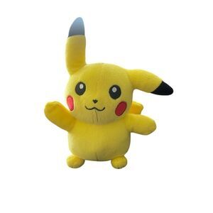 TOMY Pokemon Kids Yellow Pikachu Stuffed Animal Plushie Toy OS